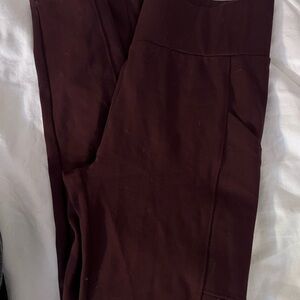Lou & Grey Burgundy Leggings